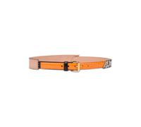 Moschino Patchwork Calfskin Belt Orange size 40 | Outlet | Women 40