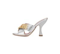 Moschino Sabotd.br Ml60/100 Vit.metal Argent size 36 | Mules Outlet | Women 36