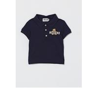 Moschino Stretch Cotton Polo Shirt With Logo - Size: 9M - unisex