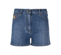 Moschino teddy bear patch denim shorts - Blue 38