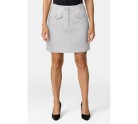 Moschino Teddy Buttons Tweed Mini Skirt White size 40 | Mini Skirts Outlet | Women | White 40