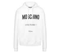Moschino Unisex Adult Couture Milano Hoodie - White - White - L