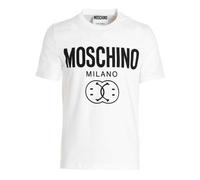 Moschino Unisex Adult T-Shirt - White - White - XS - 100% Cotton