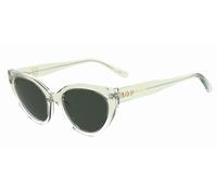 Moschino Woman Moschino MOL064/S 1ED/QT Sunglasses Injected Green Grey Cat Eye Normal