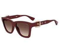 Moschino Woman Moschino MOS131/S LHF/HA Sunglasses Injected Bordeaux Brown Butterfly Normal Shaded