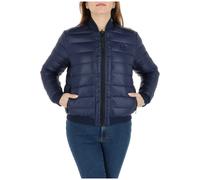 Moschino Women's Quilted Bomber Jacket - Blue - 42 EU