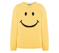 Moschino x Smiley logo-embroidered sweater - Yellow 44-46-48-50-52