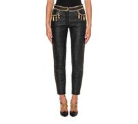 Moschino X Smiley© Nappa Trousers Black size 42 | Leather Pants Outlet | Women | Black 42