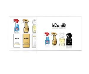Moschno Womens Miniature Collection Perfume 5ml Set- Toy Boy, Toy 2, Fresh Couture, and Gold Fresh Couture.