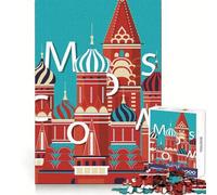 Moscow 1000 Piece Teenager Puzzles Recall Power Serene Escape Precise Edges Birthday Present size 50x75cm