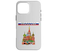 Moscow City Landmark with Iconic Russian Architecture Art Case for iPhone 16 Pro Max