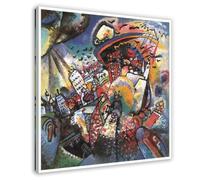 Moscow I Wassily Kandinsky Canvas Art Poster And Wall Art Picture Print Modern Family Bedroom Decor Frame 28x28inch(70x70cm)