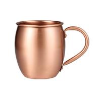 Moscow Mule Copper Mugs - 530ml Handcrafted Hammered Drinkware | Authentic Mule Cups for Kitchen, Home Bar, Cocktails, Beer, Water, Tea, and Cold Beverages | Elegant Rustic Copper Gift Set
