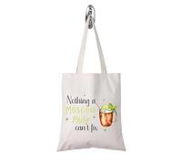 Moscow Mule Gift Funny Drinking Gift Nothing A Moscow Mule Can't Fix Tote Bag Cocktail Lover Gift Summer Gift (A Moscow tote UK)