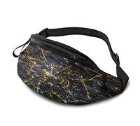 Moscow Night Scene Adjustable Fanny Pack Waist Bags with Headphone Hole for Sports Workout Traveling Running