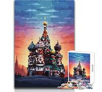 Moscow Pixel Art 1000 Pieces Puzzles for Adults Interactive Educational Skill Game Great Meaningful Gift Idea Size 50x75cm