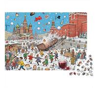 Moscow Red Square Revolution Wooden Jigsaw Puzzle Waterproof 1000 Piece Puzzles for Adults Impossible Home Decoration