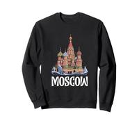 Moscow Saint Basil's Cathedral Illustration Sweatshirt