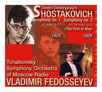 Moscow State Academy Chamber Choir/Tchaikovsky Symphony Orchestra/Fedosseyev - Dmitri Shostakovich: Symphonies Nos 1 & 3