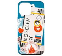 Moscow Travel Boarding Pass Russia Adventure Case for iPhone 12 Pro Max