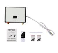 MOSEAMI Mini Tankless Water Heater 5500W, Compact Electric Instant Hot Water System with Touch Display & Remote, 5 Power Gears, Thermostat Control 28-55°C, Low Pressure Start, for Kitchen Bathroom