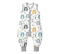 Mosebears 2.5 Tog Baby Sleeping Bag 18-36 Months Children's Cotton Sleep Sack Various Sizes Autumn Winter Baby Wearable Blanket With Feet.
