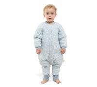 Mosebears Baby Sleeping Bag, 2.5 TOG baby sleep sack with Legs,Warmly Lined Winter Sleeping Bag with Removable Sleeves(Rabbit,6-18 Months(baby height 75-85cm))