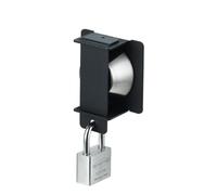 MOSECYOU Deadbolt Lockout Device, Dead Bolt Protector Guard, Shield to Disable The Deadlock, Lock Door from Outside, Outswing Inswing Door Security(with Padlock, Guard for Exterior)