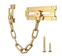 MOSECYOU Door Chain Lock Solid Brass, Heavy Duty Version Chain Guard