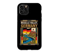 Moselle Valley Germany Flag River Castle Vineyard Retro Art Case for iPhone 11 Pro