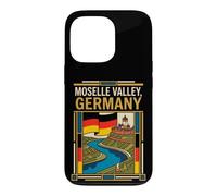 Moselle Valley Germany Flag River Castle Vineyard Retro Art Case for iPhone 13 Pro