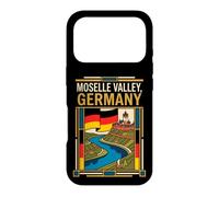 Moselle Valley Germany Flag River Castle Vineyard Retro Art Case for iPhone 17 Pro