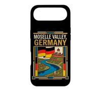 Moselle Valley Germany Flag River Castle Vineyard Retro Art Case for iPhone Air