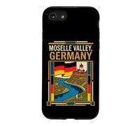 Moselle Valley Germany Flag River Castle Vineyard Retro Art Case for iPhone SE (2020) / 7/8