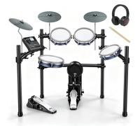 MOSEN Professional Electronic Drum Kit with 10" Triple-Zone Mesh Snare, 1384 Tones, 100 Presets, 20 Custom Kits, 50 Backing Tracks, Bluetooth Audio for Pro Studio Drummers, MED-CPRO