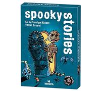moses. 100088 Spooky Black Stories Junior | 50 Scary Full Scary | The Puzzle Card Game from 8 Years, Colourful