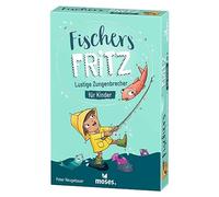 moses 90387 Fischers Fritz Tongue Breaker Card Voice Promotion, Children's Primary Schools, Funny Educational Game from 6 Years and for 2-6 Players, Multi-Coloured Illustrated