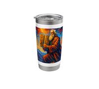 Moses and The 10 Commandments Stainless Steel Insulated Tumbler