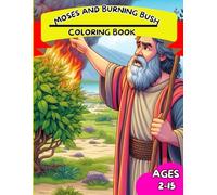 Moses and the burning bush coloring book