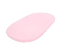 Moses Basket Sheets Fully Fitted - 75 x 30 Moses Basket Bedding - Hypoallergenic Baby Pram Sheets Bedding Elasticated Breathable Easy Care.(Single Pack, Pink)