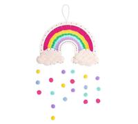 moses. Craft Fun Rainbow Weaving, Extensive Weaving Set for Beginners, Craft Set with Step-by-Step Weaving Instructions and Wooden Weaving Frame, Learning to Weaving for Children from 8 Years