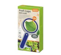 Moses. Expedition Natur professional magnifier with light, charged baby magnifier with 10x magnification and 3 LED modes, educational toy for nature observation, outdoor magnifier for children from 6