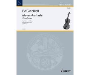 Moses-Fantasy violin and piano (difficult) Paganini Schott Music Saddle-wire sti