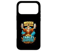 Moses First Man With A Tablet Christ Bible Gospel Data Cloud Case for iPhone 17 Pro Max