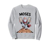 Moses First Man With a Tablet Funny Christian Design Sweatshirt