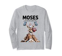 Moses First Man with a Tablet Funny Design Long Sleeve T-Shirt