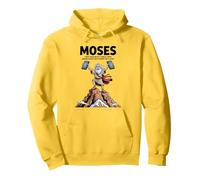 Moses First Man With a Tablet Funny Design Pullover Hoodie