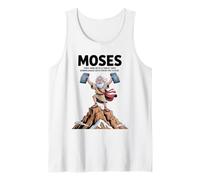 Moses First Man with a Tablet Funny Design Tank Top
