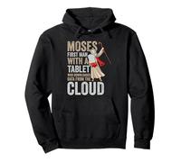 MOSES FIRST MAN WITH A TABLET WHO DOWNLOAD Pullover Hoodie