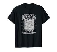 Moses first person to download data to a tablet - Computer T-Shirt